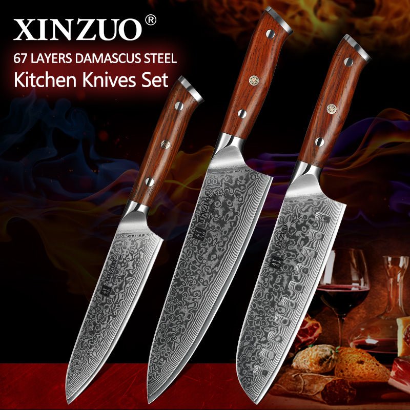 3-Piece Knife Set - Yu Series (B13R)