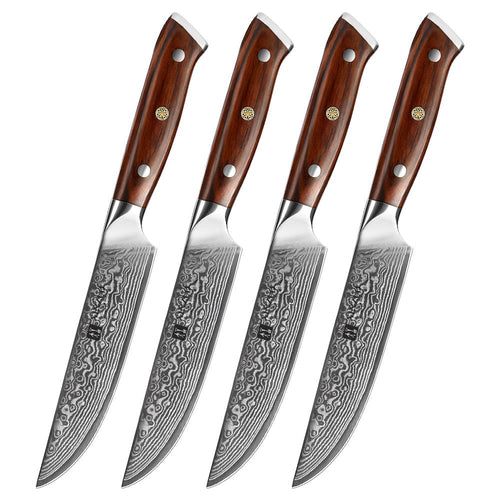 4-Piece 5" Steak Knife Set - Yu Series (B13R)