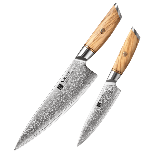 2-Piece Knife Set (8" Chef + 5" Utility) - Lan Series (B37)