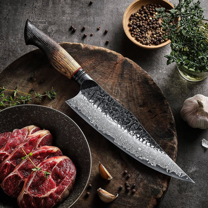 Xinzuo Mo Series 8.5 inch Damascus Chef Knife