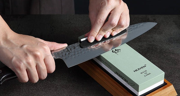 How to Sharpen Kitchen Knives with a Whetstone