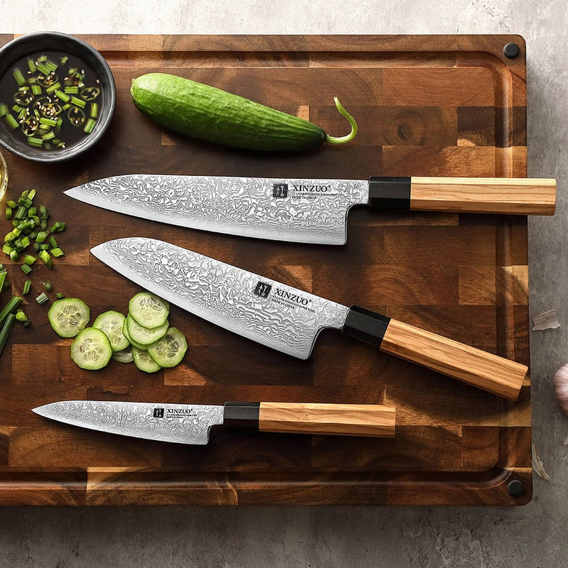 Japanese Knife Types Explained: Santoku, Nakiri, Gyuto and More - Xinzuo Australia