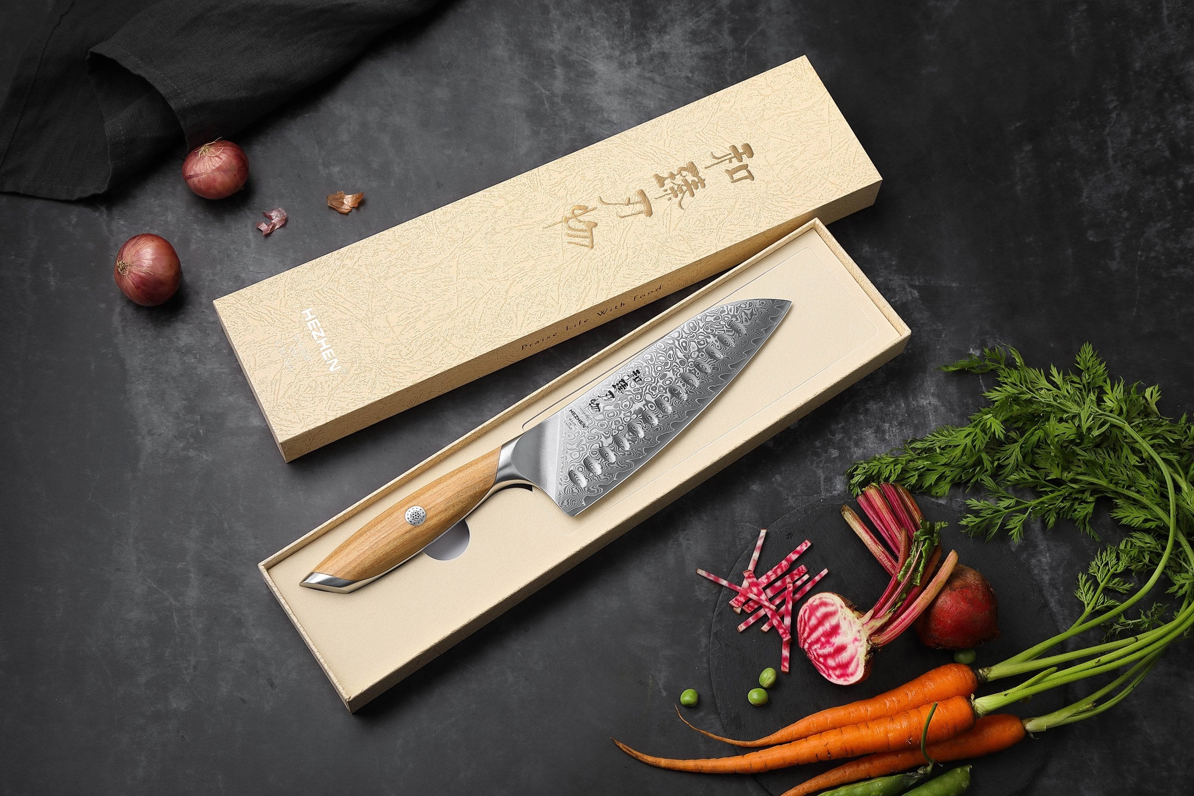 7.5" Santoku Knife - X1 Series (X01) - Xinzuo Australia