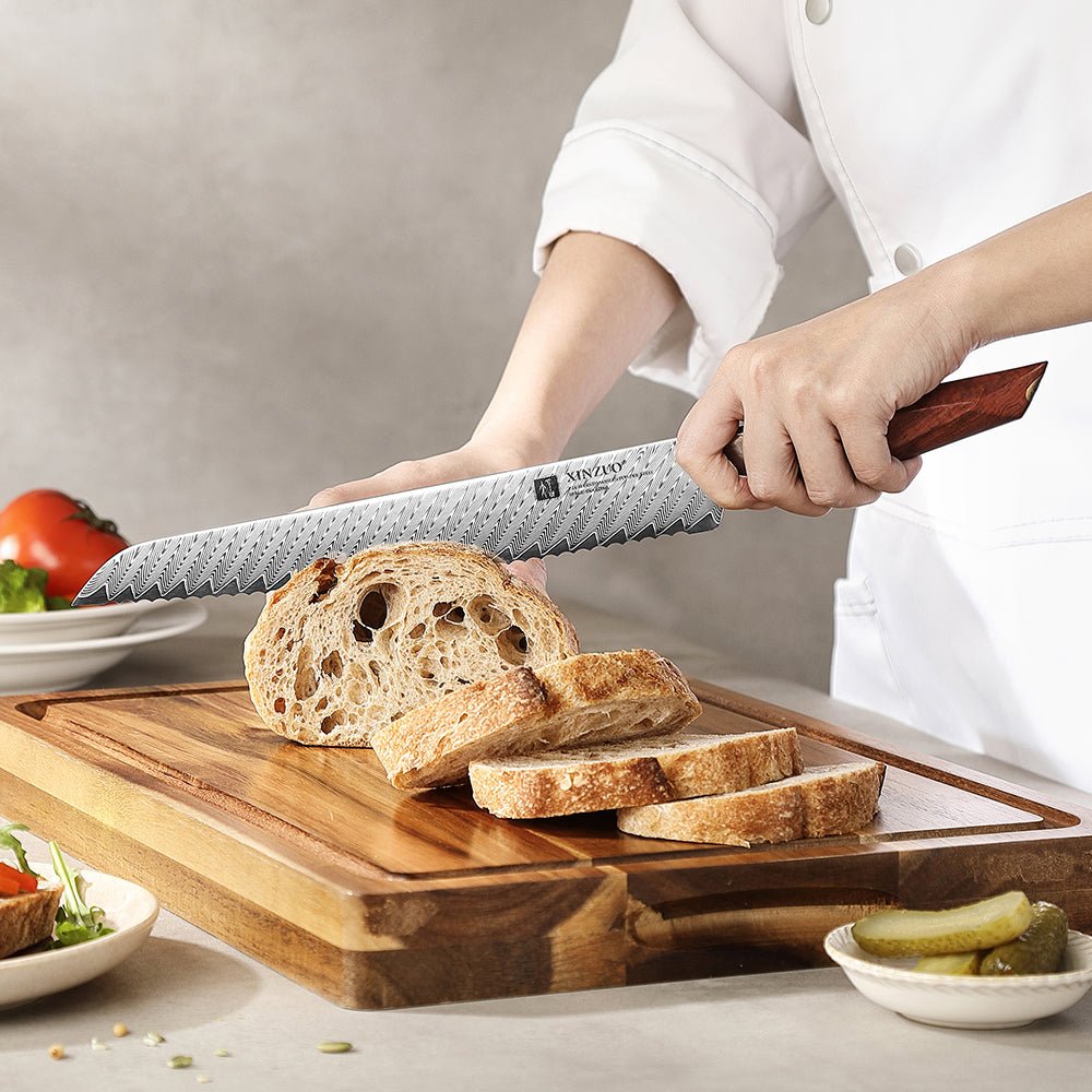 10" Bread Knife - Uliassi Series (X03) - Xinzuo Australia