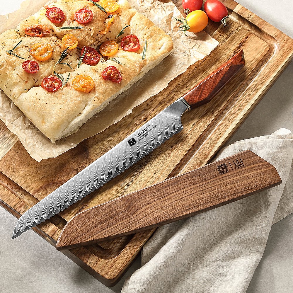 10" Bread Knife - Uliassi Series (X03) - Xinzuo Australia