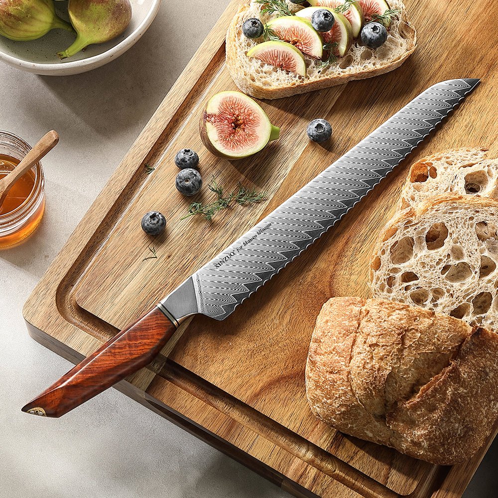 10" Bread Knife - Uliassi Series (X03) - Xinzuo Australia