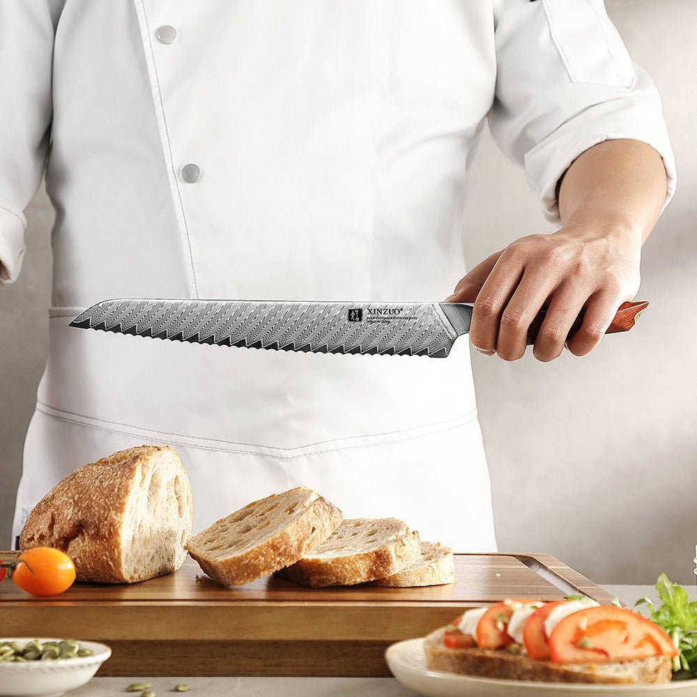 10" Bread Knife - Uliassi Series (X03) - Xinzuo Australia