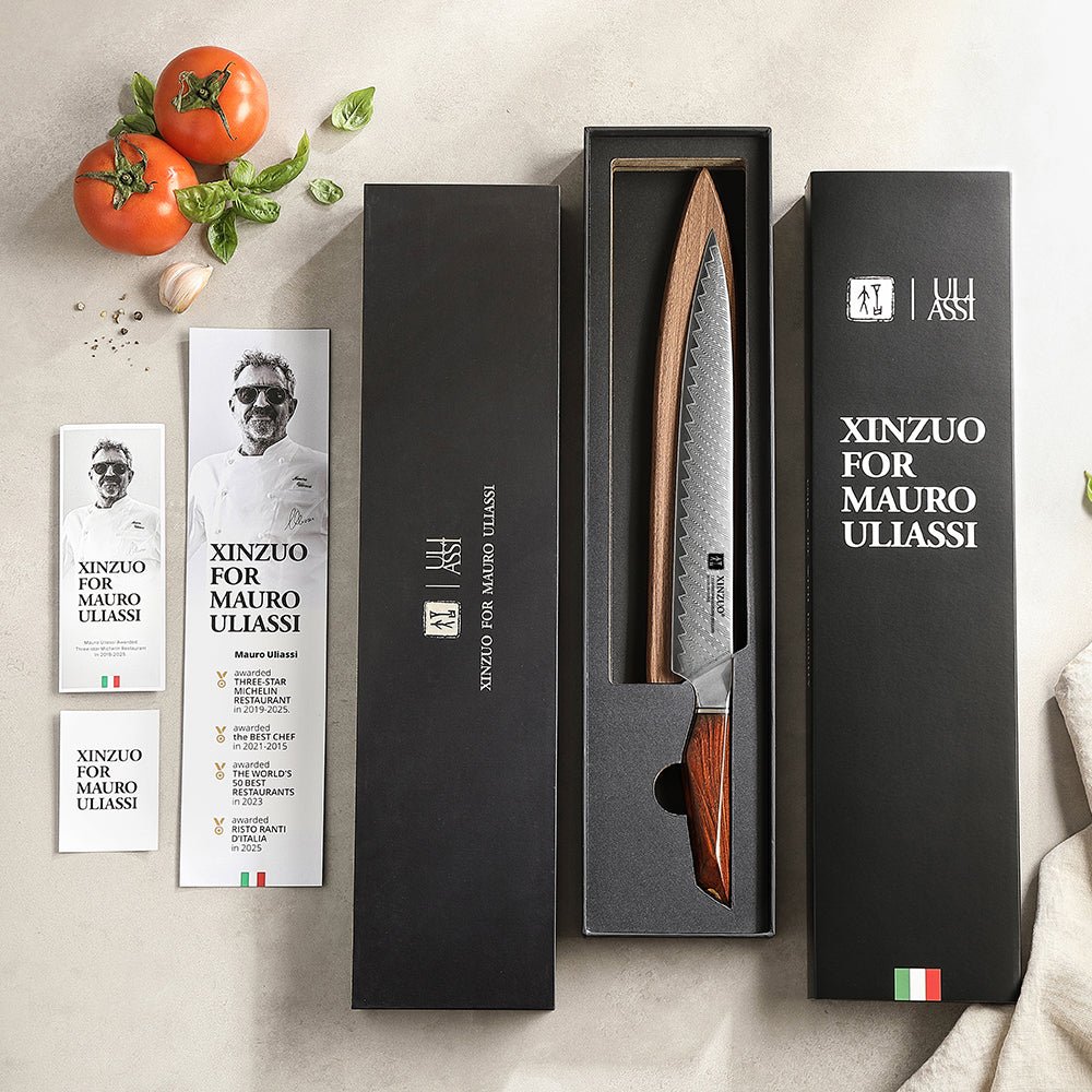 10" Carving Knife - Uliassi Series (X03) - Xinzuo Australia