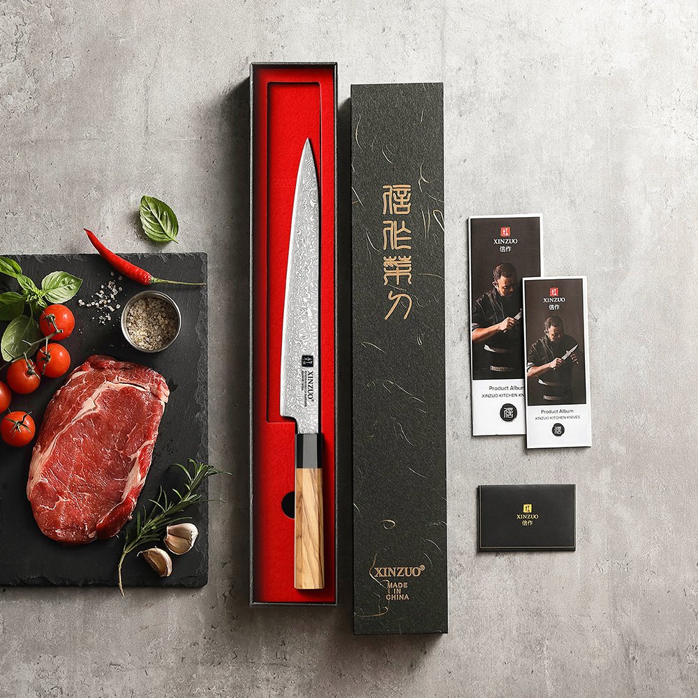 10" Carving Knife - Zhen Series (PM8O) - Xinzuo Australia