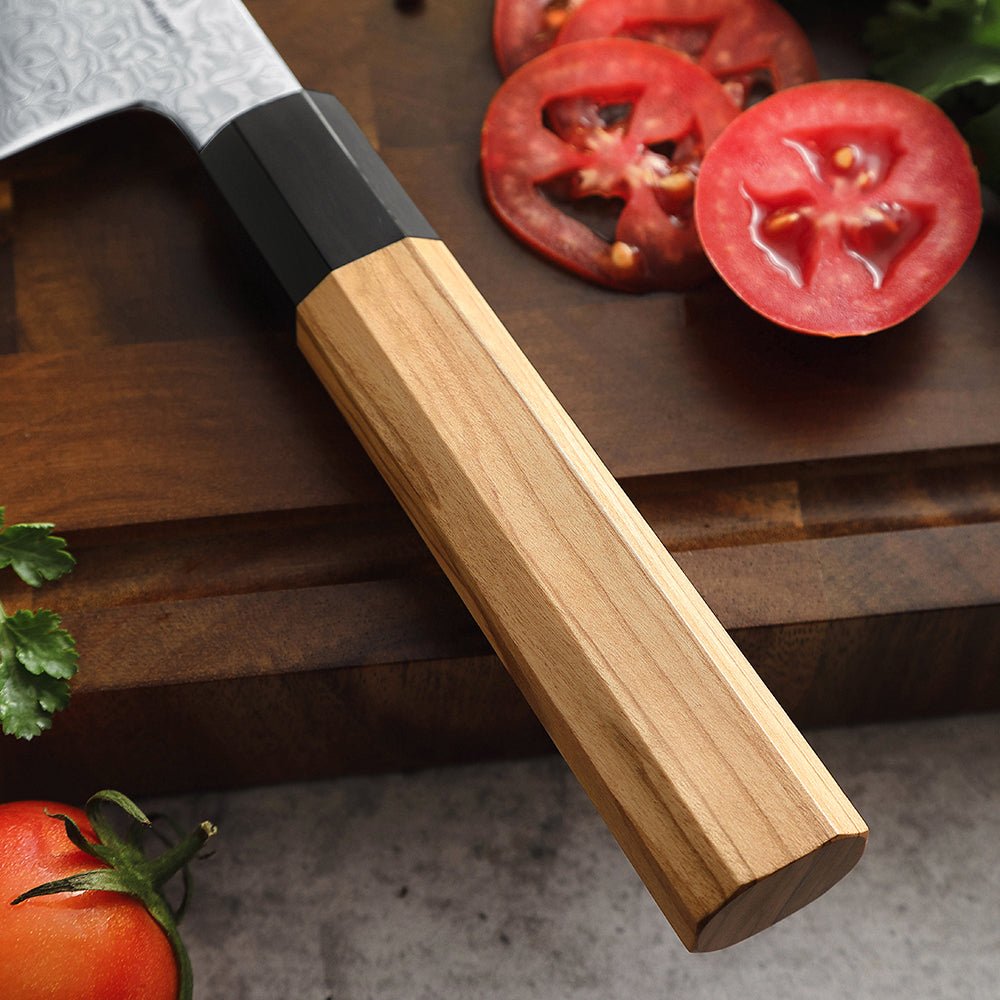 Olive wood and buffalo horn