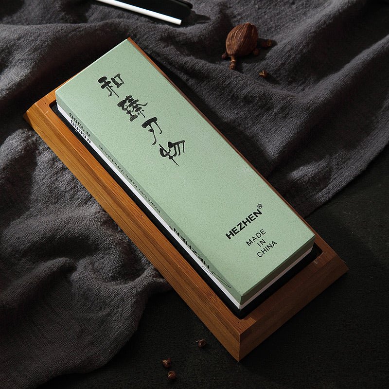 1000/6000 Whetstone with Bamboo Base - Xinzuo Australia