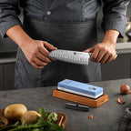 1000/6000 Whetstone with Bamboo Base - Xinzuo Australia