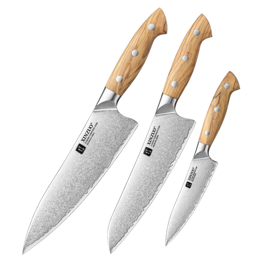 3-Piece Knife Set - Pin Series (X02O)