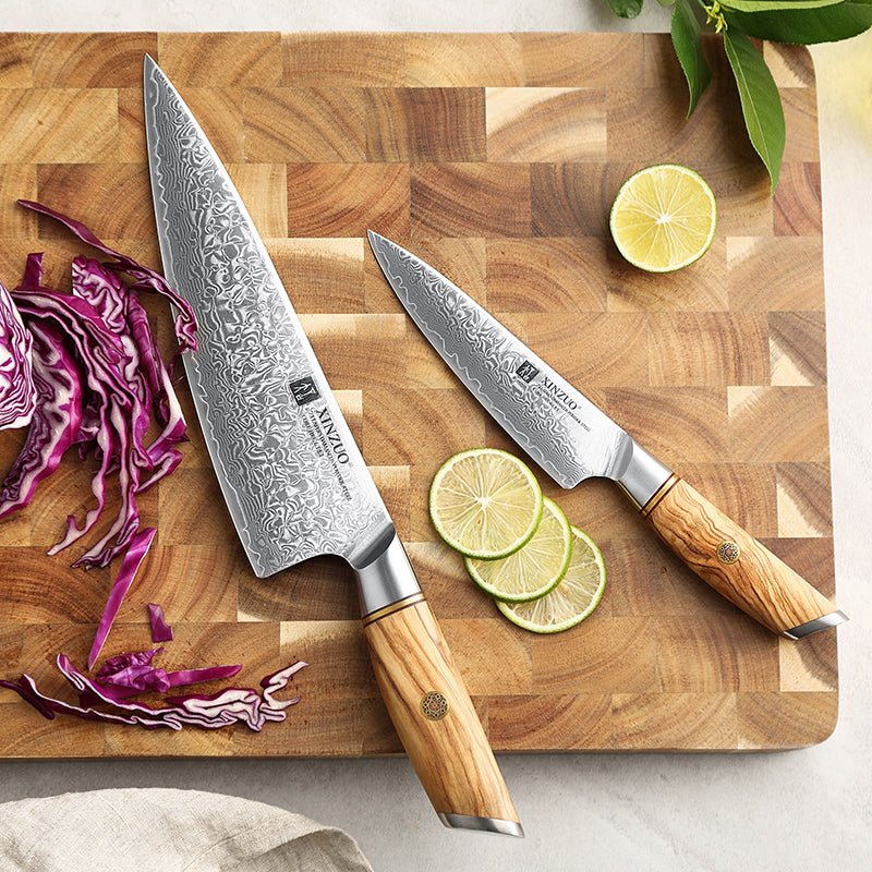 2 - Piece Knife Set (8" Chef + 5" Utility) B37 - Xinzuo Australia