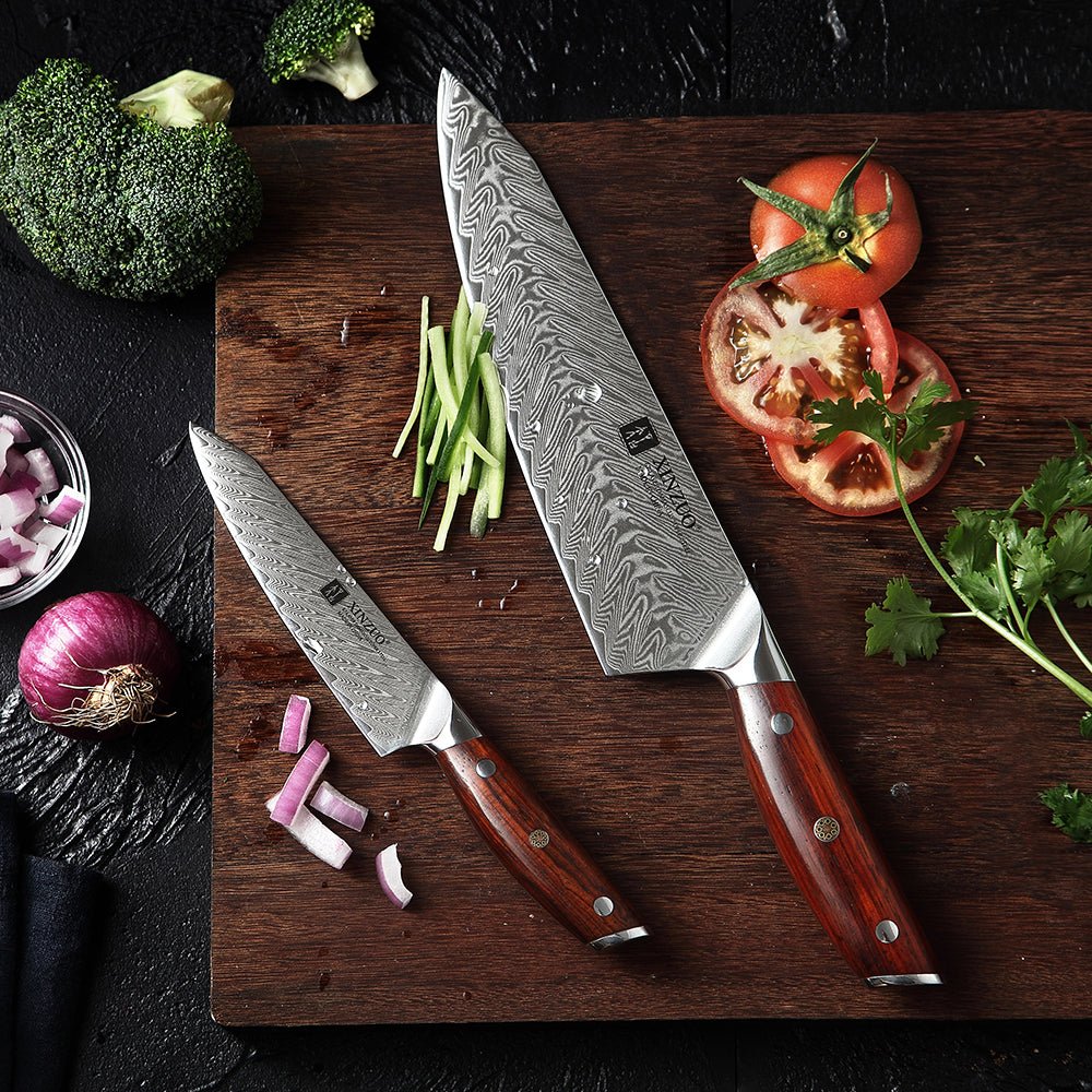Chef knife and utility knife