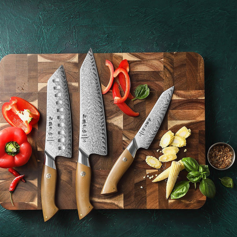 3 - Piece Knife Set - Elegant Series (B38L) - Xinzuo Australia