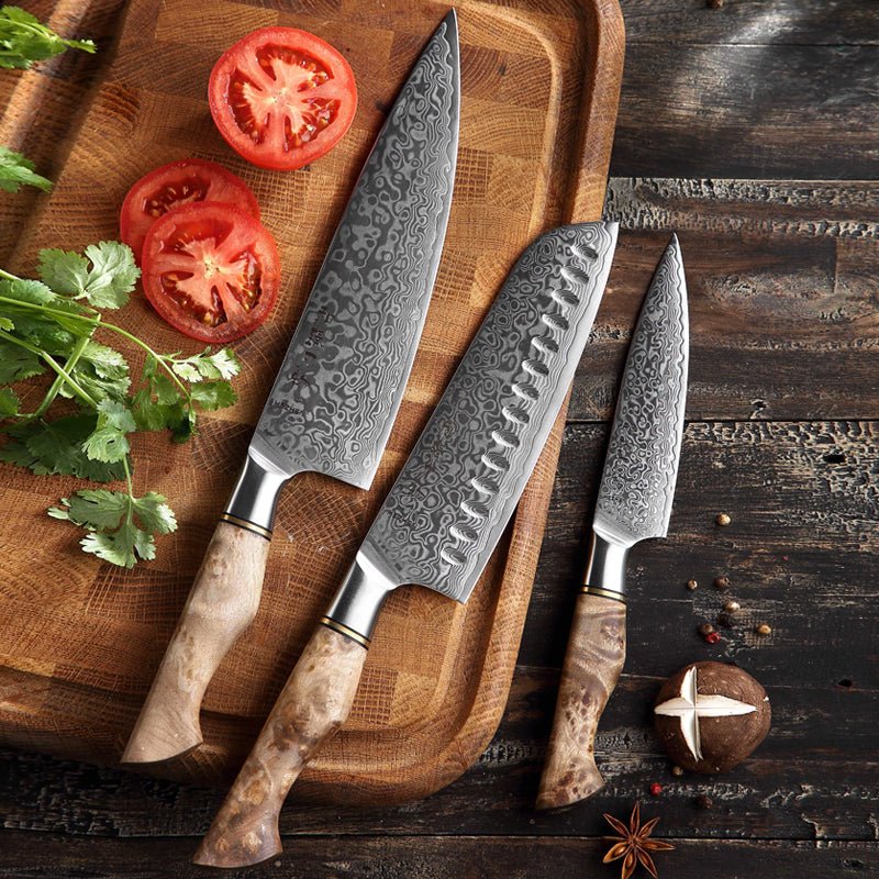 3 - Piece Knife Set - Master Series (B30) - Xinzuo Australia