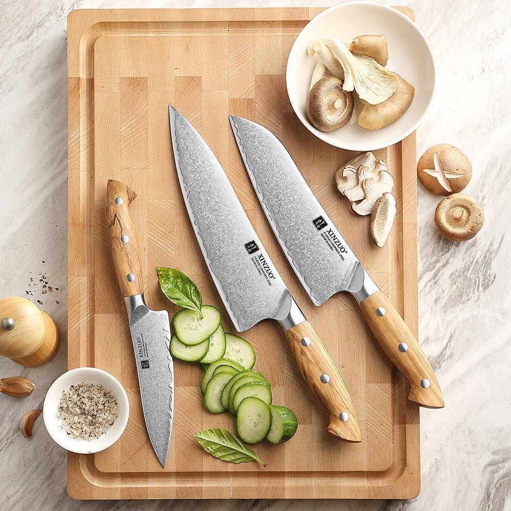 3 - Piece Knife Set - Pin Series (X02O) - Xinzuo Australia