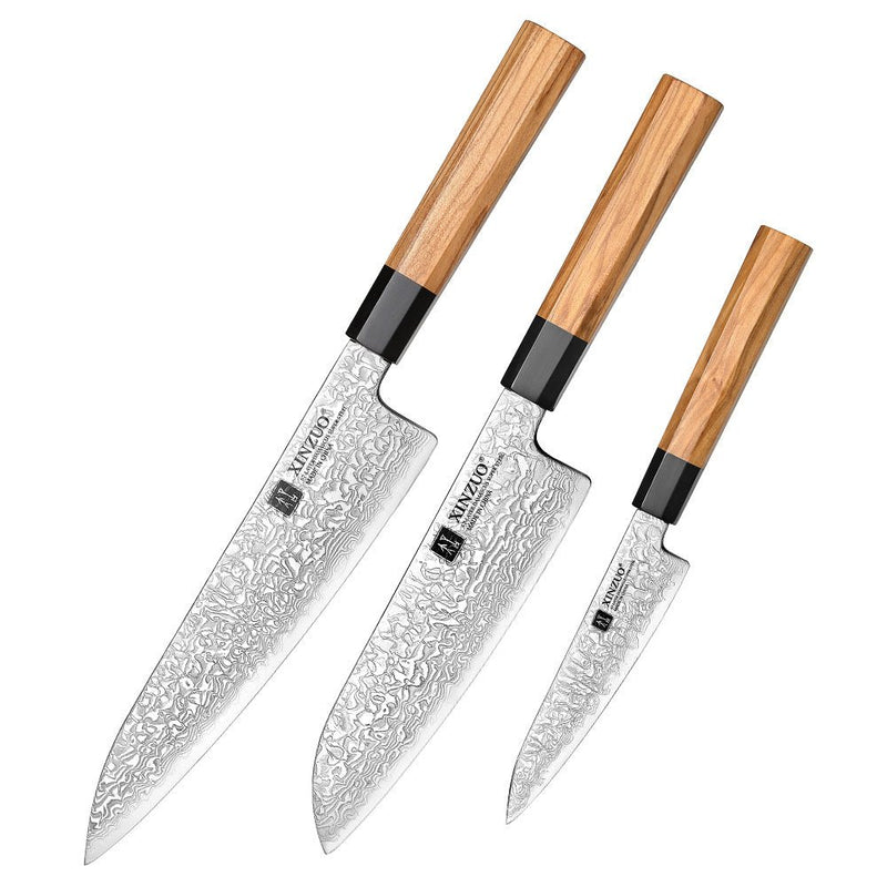 3 - Piece Knife Set - Zhen Series (PM8O) - Xinzuo Australia
