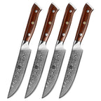 4-Piece 5" Steak Knife Set - Yu Series (B13R) - Xinzuo Australia