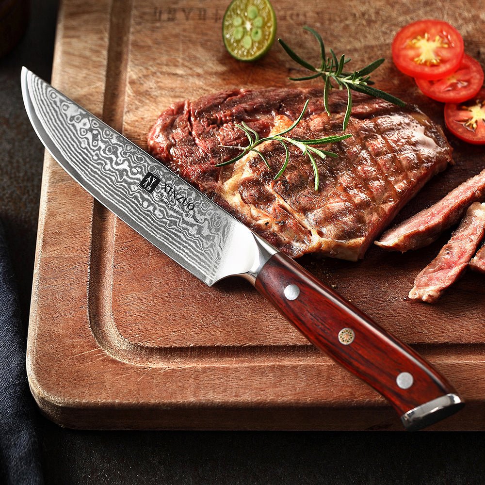 4 - Piece 5" Steak Knife Set - Yu Series (B13R) - Xinzuo Australia