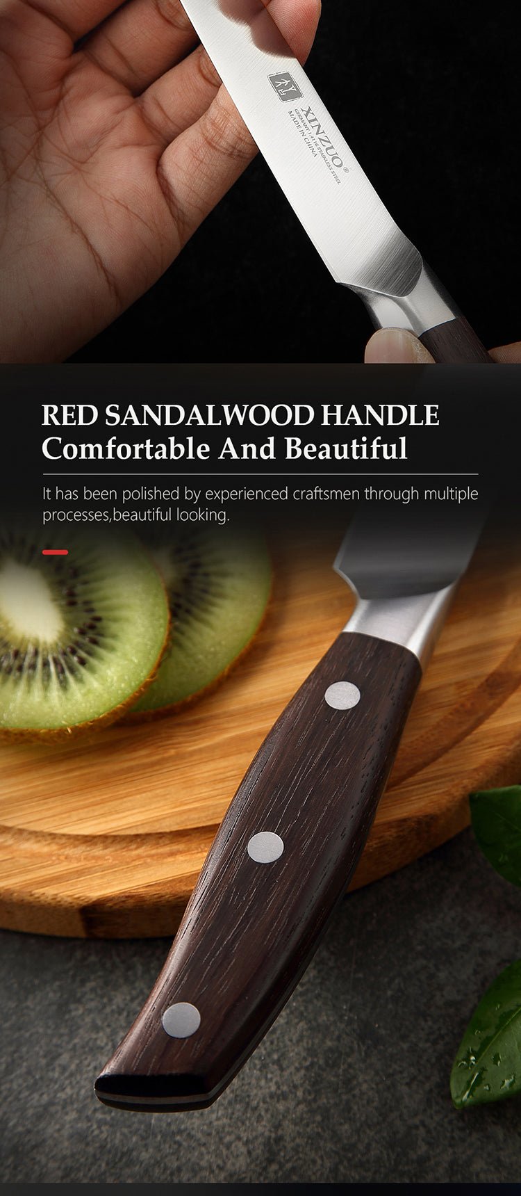 5-Piece Carving Knife Set - Zhi Series (B35) - Xinzuo Australia
