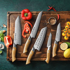 5 - Piece Knife Set - Elegant Series (B38L) - Xinzuo Australia