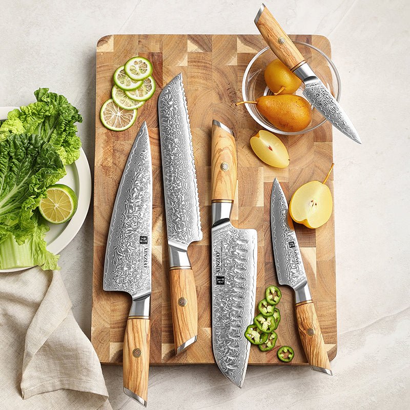 5 - Piece Knife Set - Lan Series (B37) - Xinzuo Australia