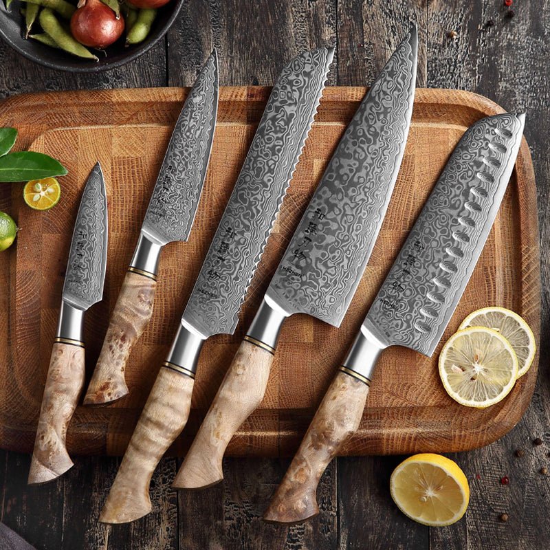 5 - Piece Knife Set - Master Series (B30) - Xinzuo Australia