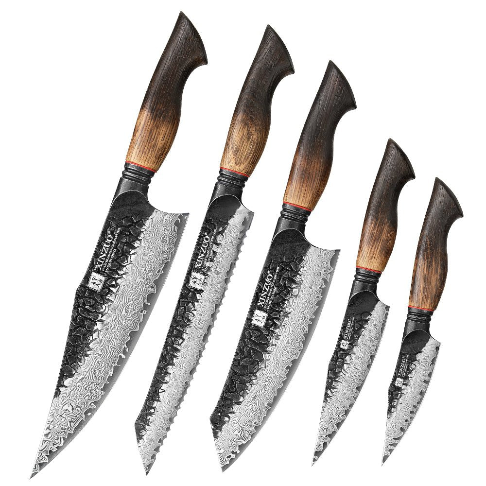 Five Knives. One Steel. The Whole Board Covered.
