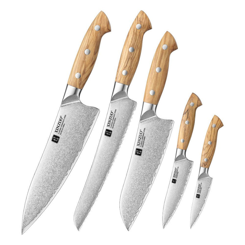 5 - Piece Knife Set - Pin Series (X020) - Xinzuo Australia