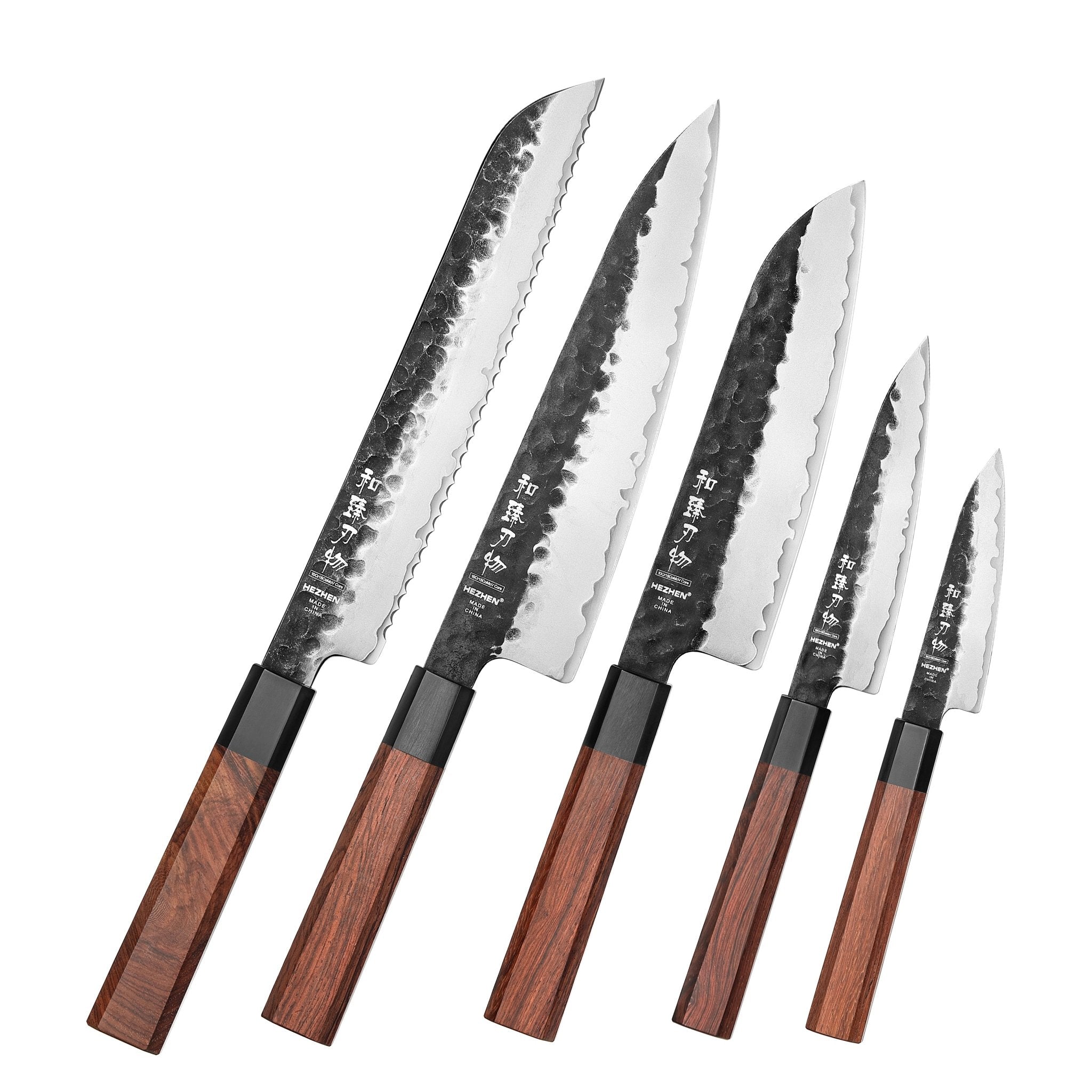 5-Piece Knife Set - Retro Series (PM8S) - Xinzuo Australia