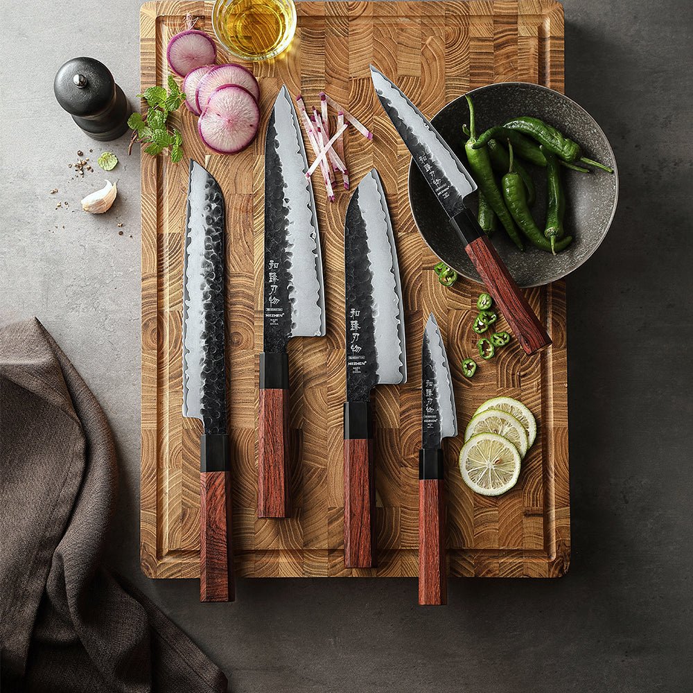 5 - Piece Knife Set - Retro Series (PM8S) - Xinzuo Australia