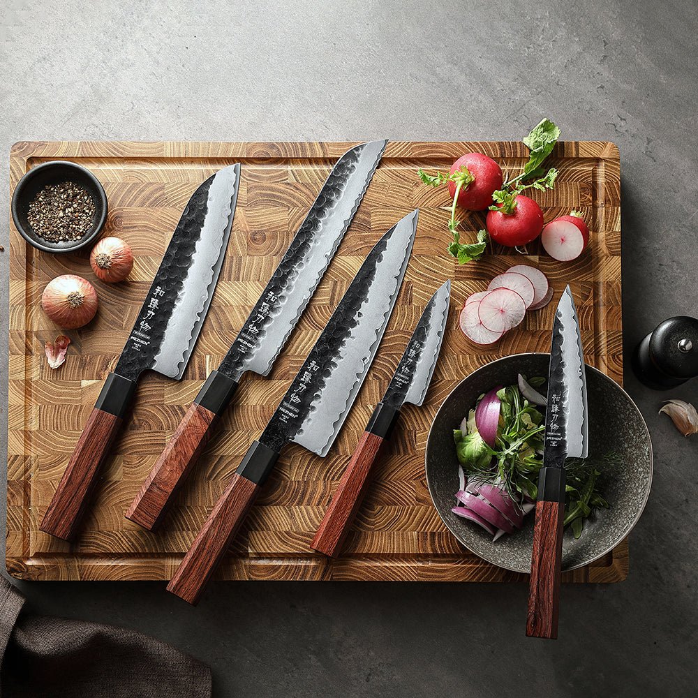 5 - Piece Knife Set - Retro Series (PM8S) - Xinzuo Australia