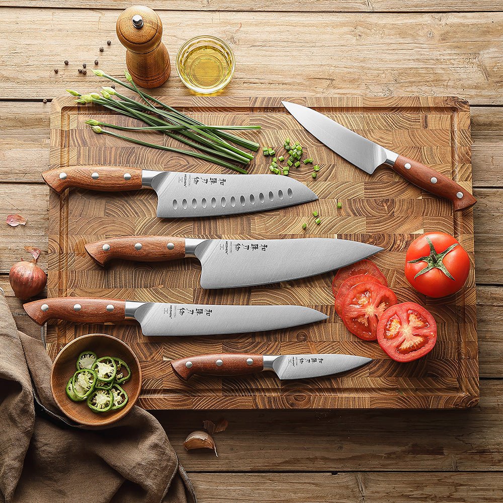 Five matched knives, one purchase