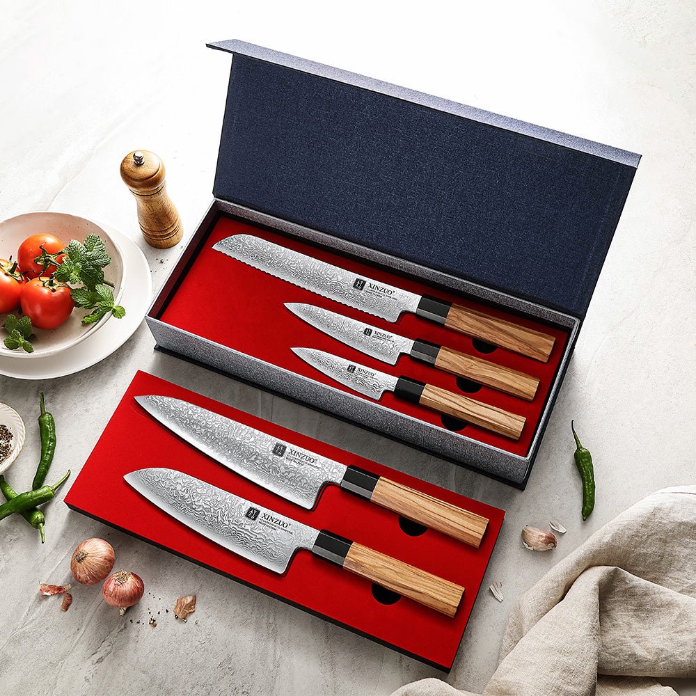 5 - Piece Knife Set - Zhen Series (PM8O) - Xinzuo Australia
