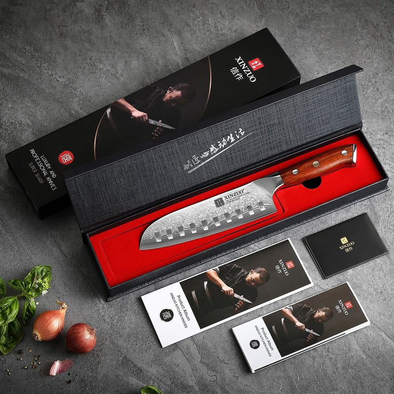 5" Santoku Knife - Yu Series (B13R) - Xinzuo Australia