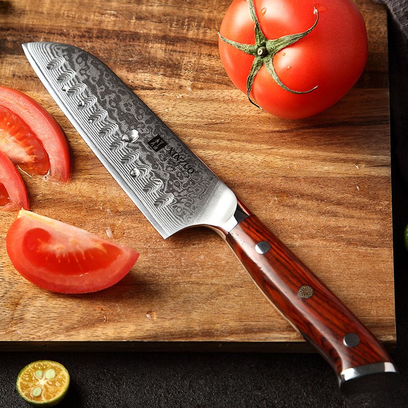 5" Santoku Knife - Yu Series (B13R) - Xinzuo Australia