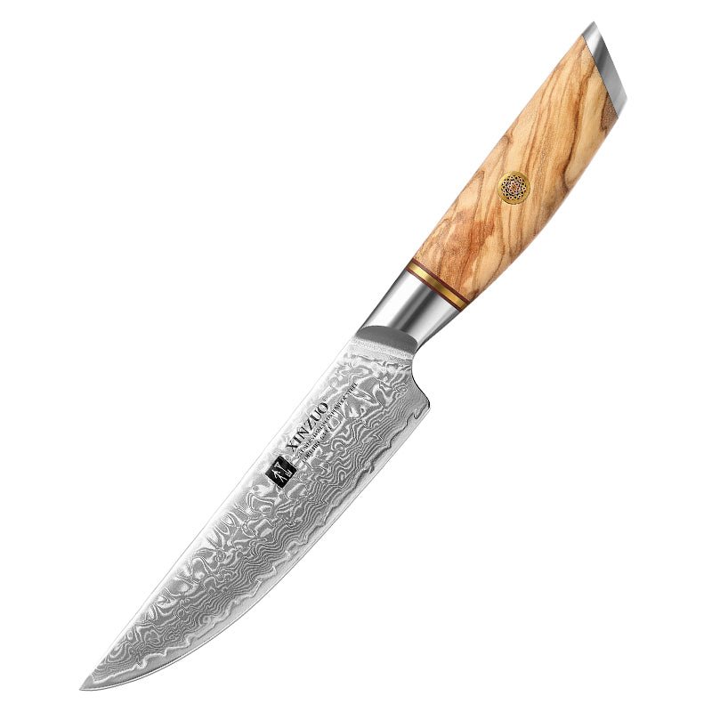 Olive Wood and Copper Flower Rivets