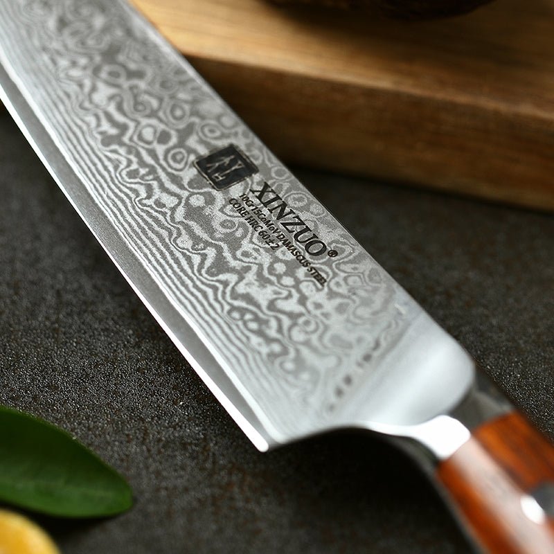Rosewood, contoured and full tang
