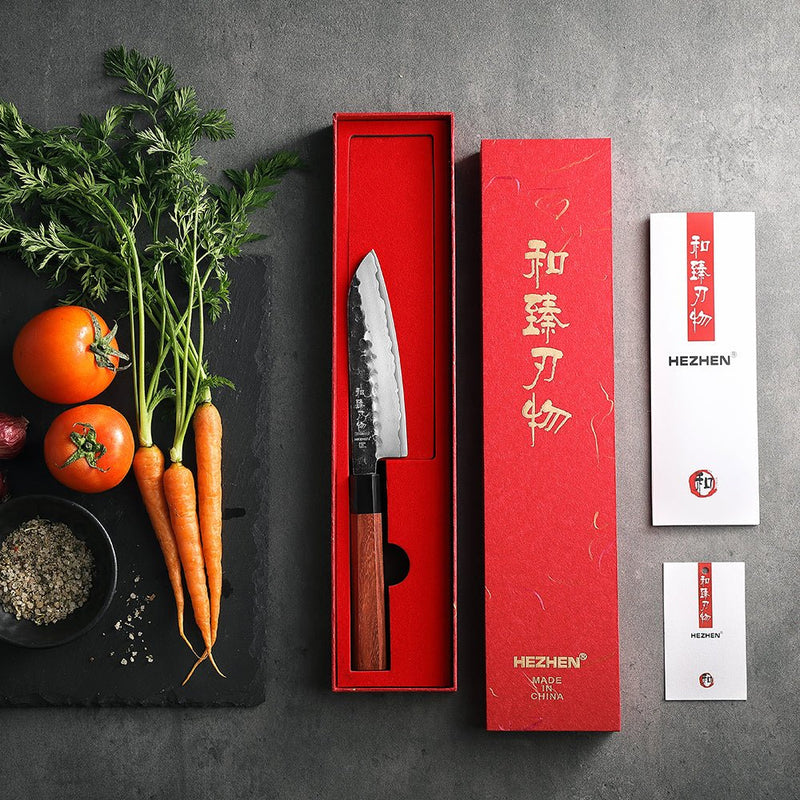 5.5" Santoku Knife - Retro Series (PM8S) - Xinzuo Australia