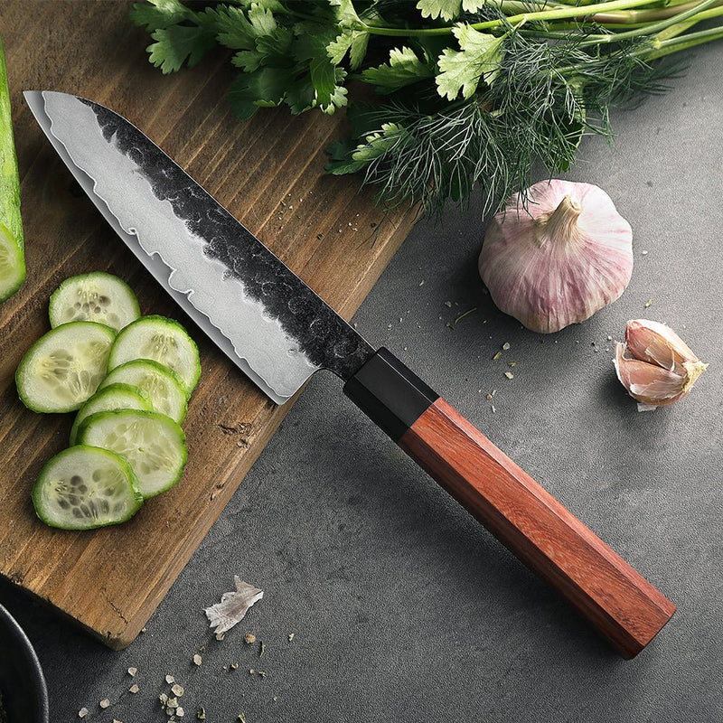 5.5" Santoku Knife - Retro Series (PM8S) - Xinzuo Australia