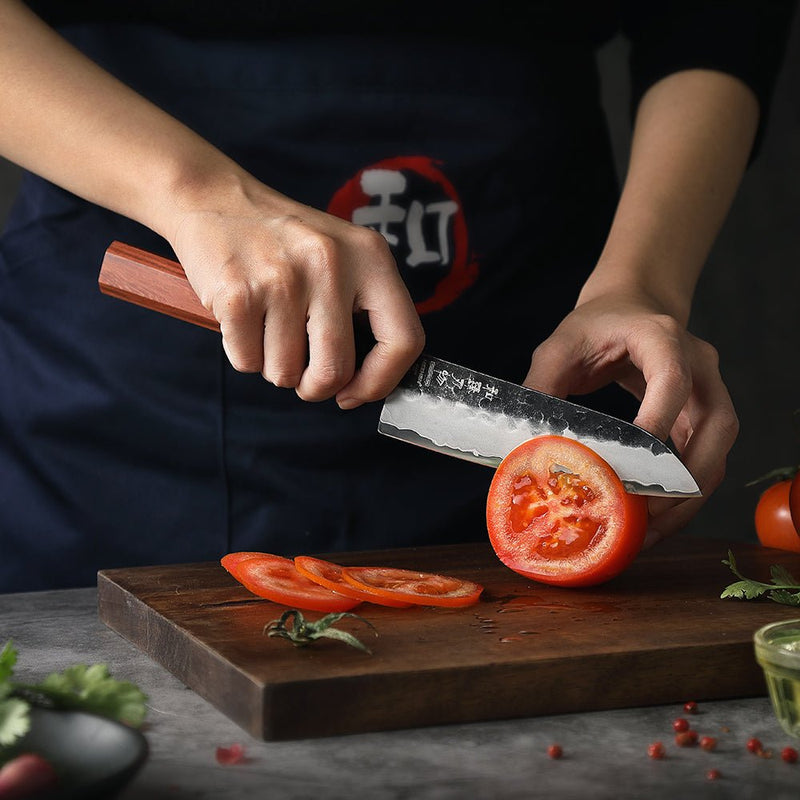 5.5" Santoku Knife - Retro Series (PM8S) - Xinzuo Australia