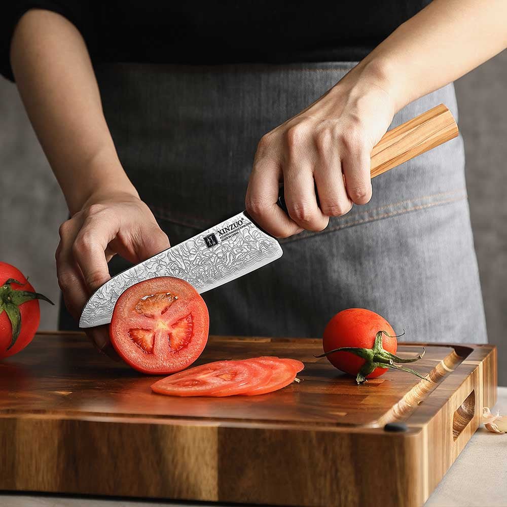 5.5" Santoku Knife - Zhen Series (PM8O) - Xinzuo Australia
