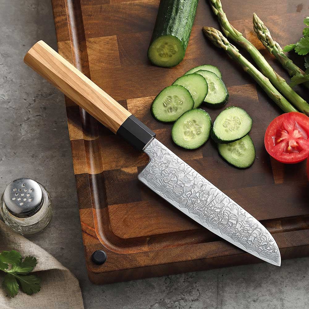 5.5" Santoku Knife - Zhen Series (PM8O) - Xinzuo Australia
