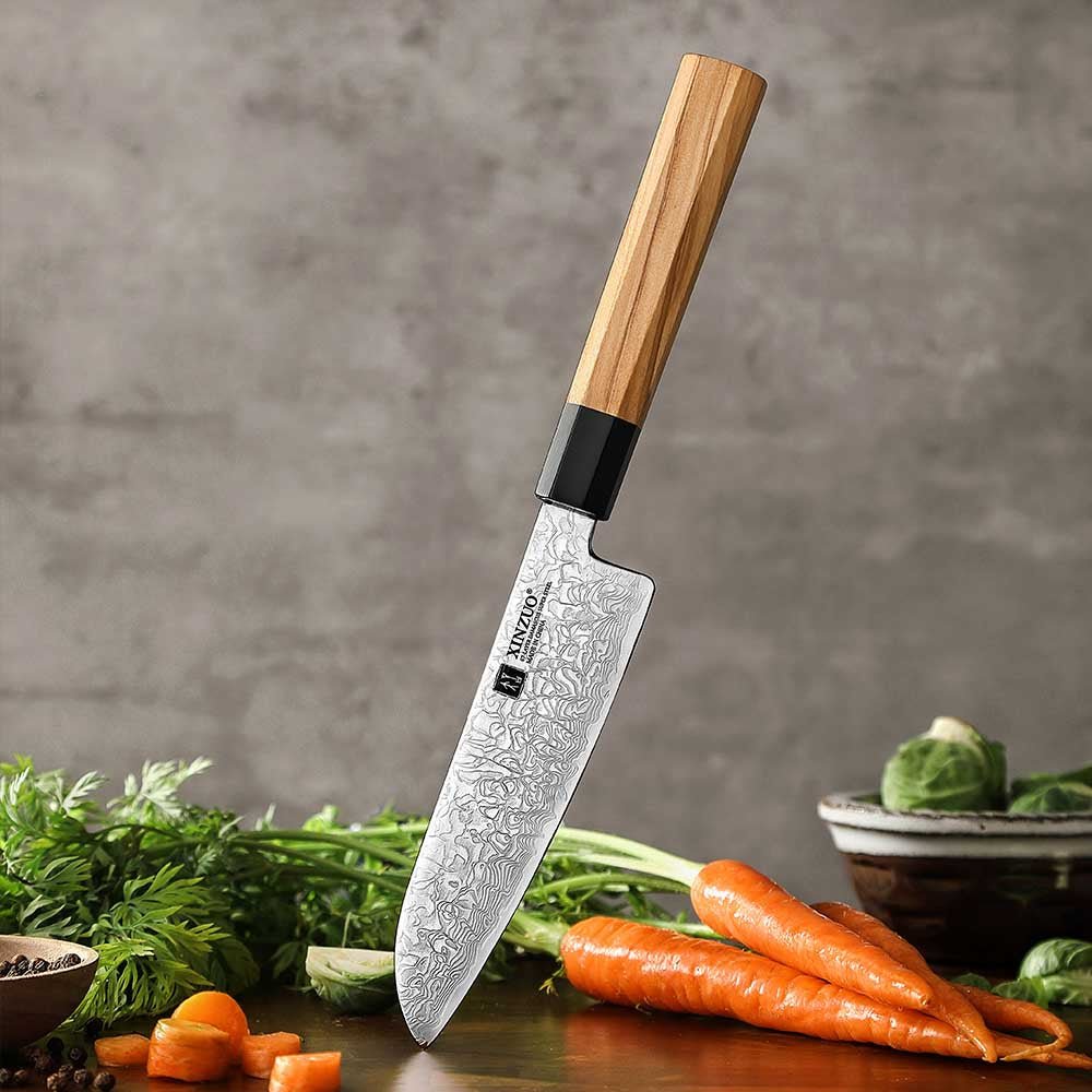 5.5" Santoku Knife - Zhen Series (PM8O) - Xinzuo Australia