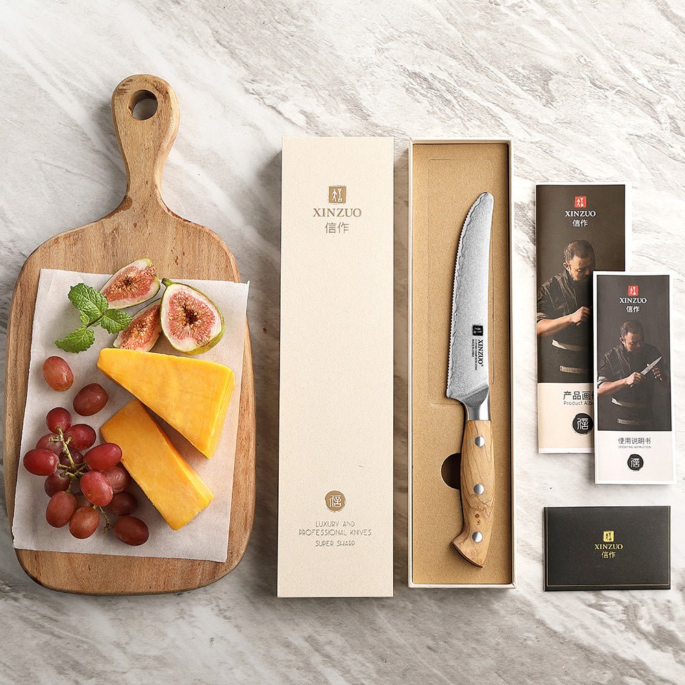 A cheese knife with a real edge