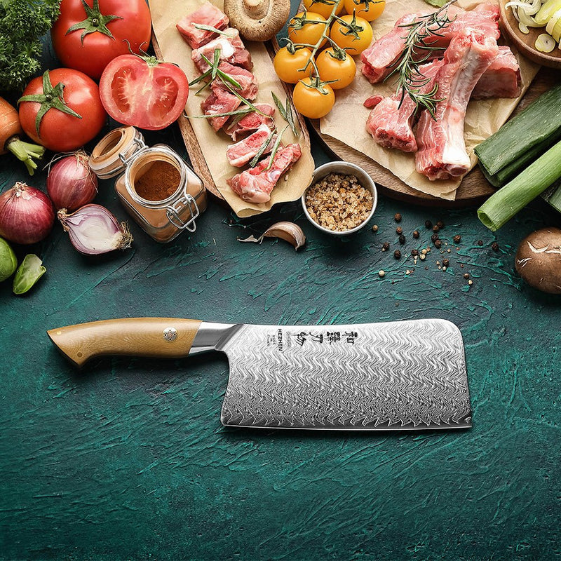 6.5" Butcher's Cleaver - Elegant Series (B38L) - Xinzuo Australia