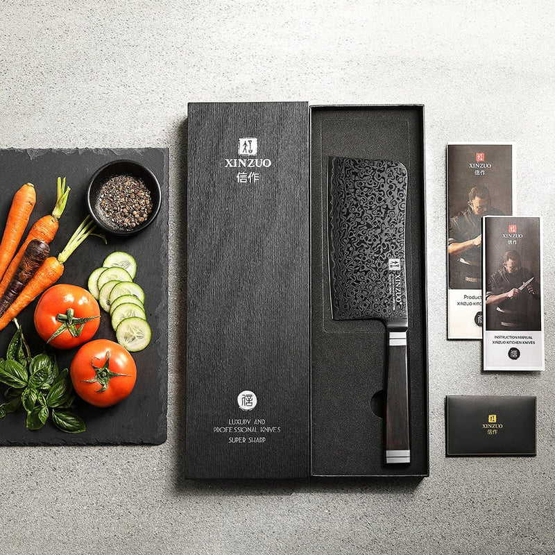 6.5" Butcher's Cleaver - Ji Series (X08) - Xinzuo Australia