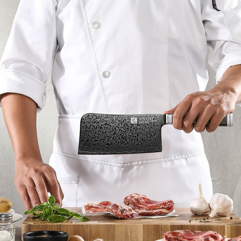 6.5" Butcher's Cleaver - Ji Series (X08) - Xinzuo Australia